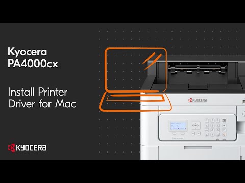 Kyocera PA4000cx — установка драйвера на Mac