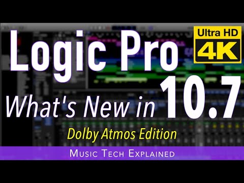 Logic Pro - What's new in 10.7 (With in-depth Dolby Atmos Explanations)