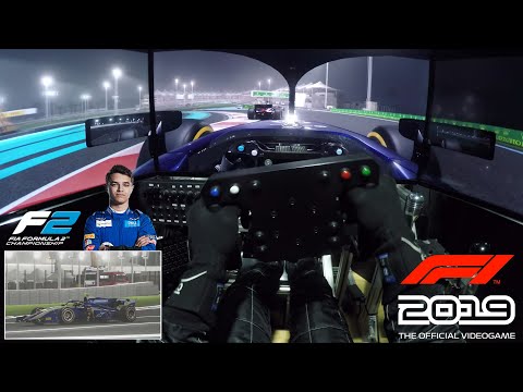 F1 2019 - Formula 2 Onboard with Lando Norris @ Abu Dhabi [Triple Screen]