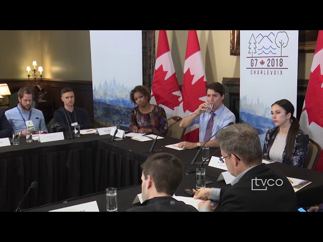 Conférence de presse – Justin Trudeau rencontre les médias en vue du G7