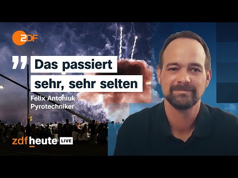 Rheinkirmes in Düsseldorf: Was bei Feuerwerken schieflaufen kann I Pyrotechniker bei ZDFheute live