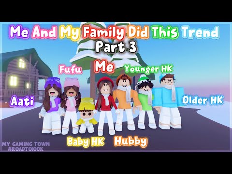 IO e la MIA FAMIGLIA abbiamo seguito questa tendenza [Parte 3] 😍❄️⛄🎿🪵 ¦ La mia città dei videogio...