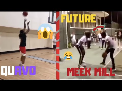 RAPPERS PLAY BASKETBALL 2019 Ft. Future, Quavo, Meek Mill, Nipsey Hussle, Lil Pump,6ix9ine, and MORE