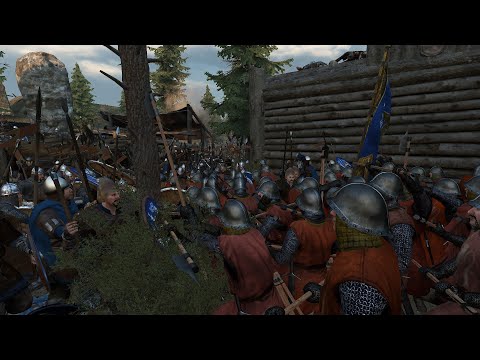 Mount & Blade II  Bannerlord 1000 Men Castle Defense