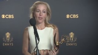 Emmys 2021: Gillian Anderson (The Crown) -- Full Backstage Interview