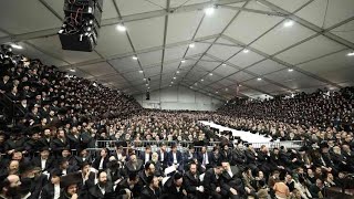ביקור בראש ישיבת ג'ר הרב שאול אלתר שליטא בניו יורק מאחד אלפים.