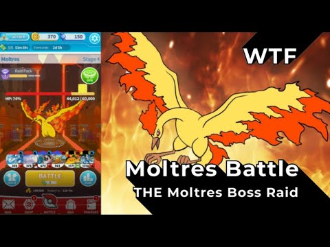 Easy method to beat Moltres in raid - Best Battle Strategy - Pokemon Medallion Battle - WTF