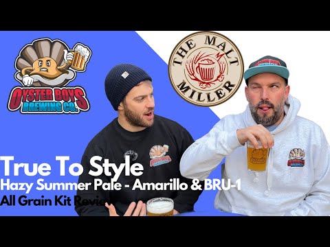 Grain to Glass Summer Hazy Pale All Grain Kit with Amarillo & BRU-1 from The Malt Miller