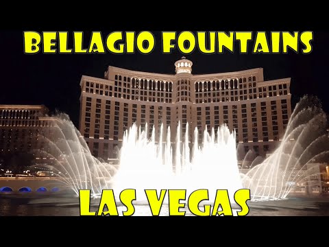Bellagio Fountains Christmas 2019 Sleigh Ride