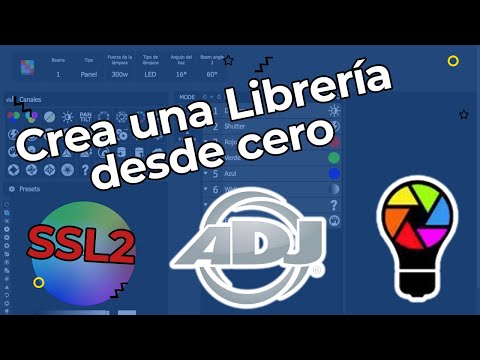 Como crear una librería SSL2 desde cero para MyDMX American Dj