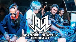 Jauz b2b Borgore b2b Ghastly b2b Cesqeaux - Live @ Bootshaus Cologne 2017