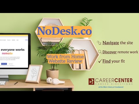 No Desk: A Work-from-Home Website Review - YouTube