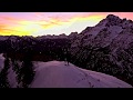 Dall'alba al tramonto, monte Antelao | Drone Video | Phantom 4