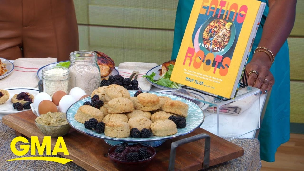 Maya Feller makes chicken from her new cookbook