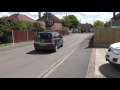 Vauxhall Zafira Driving On The Road In England