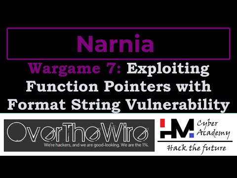 Narnia 7 | Exploiting Function Pointers with Format String Vulnerability | OverTheWire Wargames