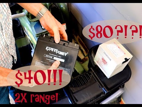 Cheap PowerWheels Battery Upgrade: Double range, Half price!