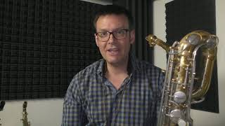 Video thumbnail for David Milzow presents the battle of the Baritonesaxophones: Low Bb- Conn 12M vs. Low A- Conn 11M! by Official David Milzow Music