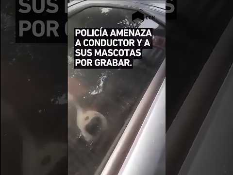 ¿Abuso de autoridad? Graban a policía intimidando a ciudadano y amenazando a sus perros