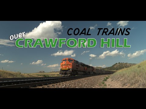 Coal Trains over Crawford Hill, Nebraska