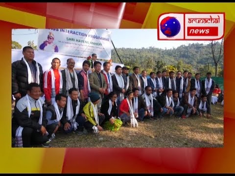 9-Chayantajo MLA candidate Hayeng Mangfi holds Mass Interaction Prog at Poma, Itanagar