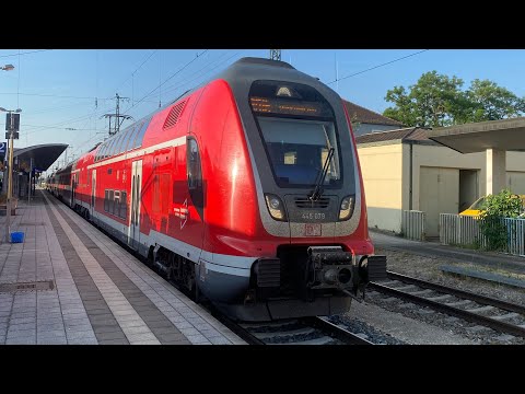 Im Twindexx Br445 durchs Altmühltal als RB16 von Treuchtlingen nach München mit Sound und 160 km/h