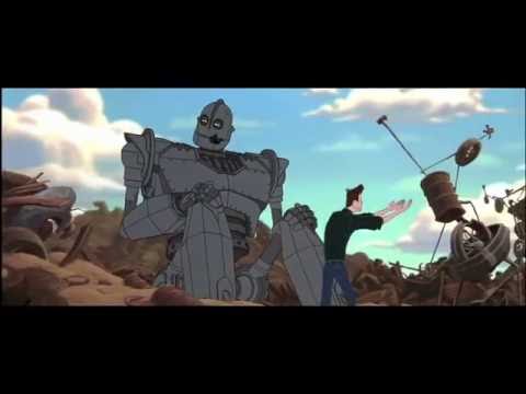 The Iron Giant - Clip "🍴Eat the Scrap🗑" - (🙉 👋 CC)