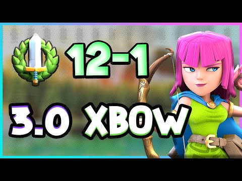 FULL 12 Win Classic Challenge with 3.0 Xbow (#4) — Clash Royale