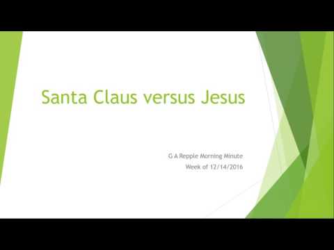 Santa Claus versus Jesus