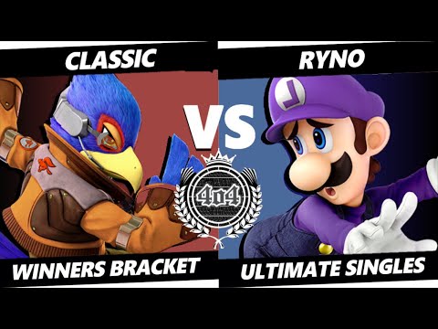 4o4 Smash Night 82 - Classic (Fox, Falco) vs RYNO (Luigi) - Winners Round 2