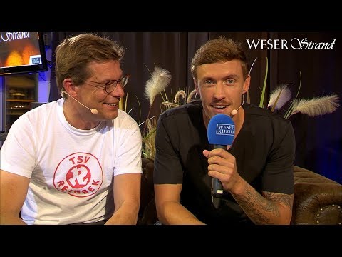 WESER-Strand: Max Kruse fragt Christian Weber