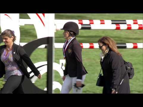 Jessica Springsteen and Vindicat W winning the 2014 American Gold Cup