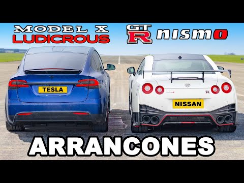 Nissan GT-R NISMO vs Tesla Model X: DRAG RACING