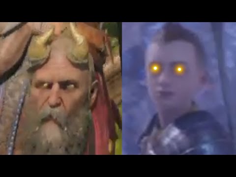 Atreus tries to impersonate Mimir - God of War: Ragnarok