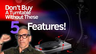 5 Features Your (First) Turntable MUST HAVE! (For Beginners Only)