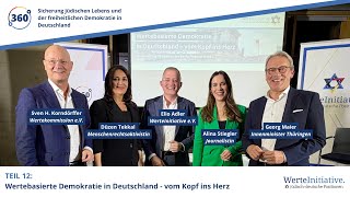 Vorschaubild: Diskussionsreihe 360°: Wertebasierte Demokratie in Deutschland – vom Kopf ins Herz