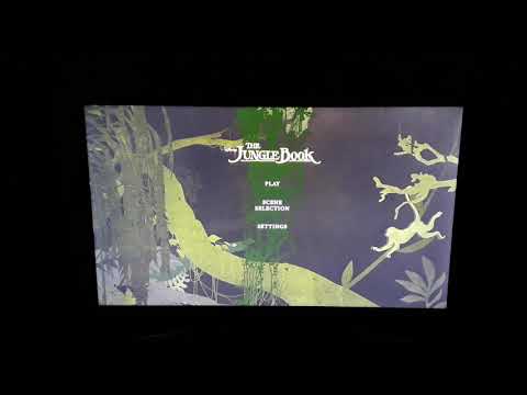 The Jungle Book (2016) 2020 Ultra HD Blu-ray menu walkthrough