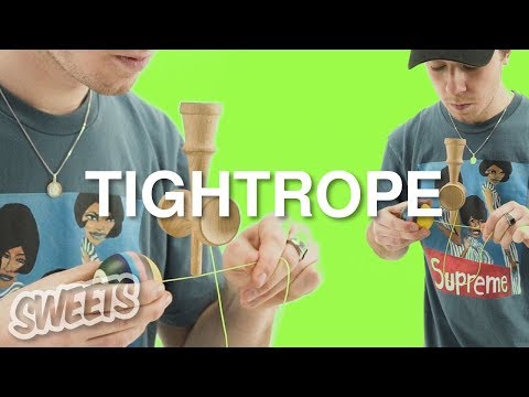 How to TIGHTROPE w/ Cooper Eddy - Kendama Trick Tutorial - Sweets Kendamas