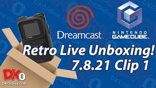 Retro Live Unboxing Clip #1 - Turbo Express, Dreamcast, GameCube and more
