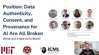 Data Authenticity, Consent, and Provenance forAI Are All Broken: What will it take to fix them?