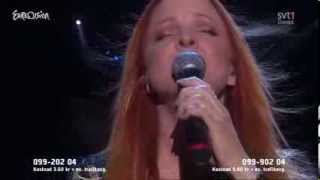Shirley Clamp - Burning Alive - Melodifestivalen 2014