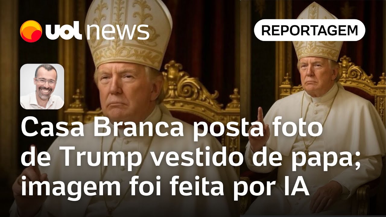 Casa Branca posta imagem de Trump como papa; seguidores falam em desrespeito | Jamil Chade
