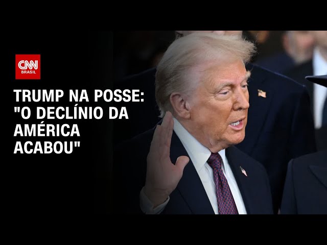 Trump na posse: “O declínio da América acabou” | CNN PRIME TIME