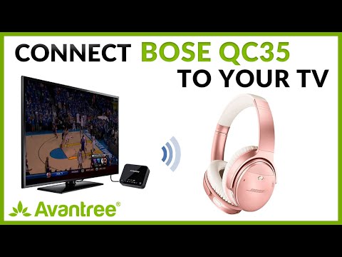 How to Connect Bose QC35 to TV or PC via Avantree Audikast