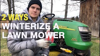 How to Winterize ANY Lawn Mower