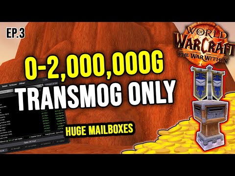 From 0 to 2 Million Gold TRANSMOG ONLY in The War Within | ep.3
