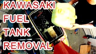 How to remove Fuel tank Kawasaki Jetski