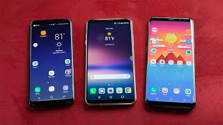 Frente a frente: LG V30 vs. Galaxy S8 vs. S8 Plus