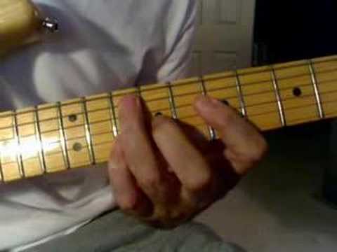 Blues Lesson - Blues turnaround in the key of A starting on
