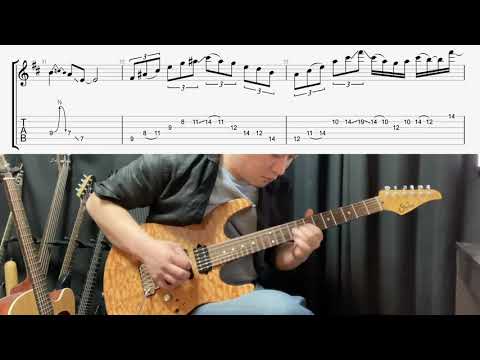 Tornado of Souls - Megadeth (Guitar Solo Cover with tab)